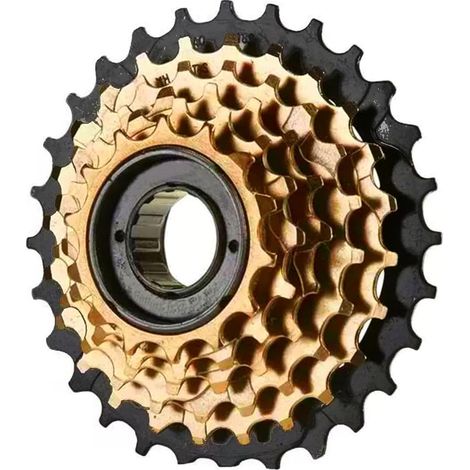 RUOTA LIBERA CASSETTA 6 VELOCITA14 - 28T PACCO PIGNONI X BICICLETTA 6V MTB CITY (1/3)