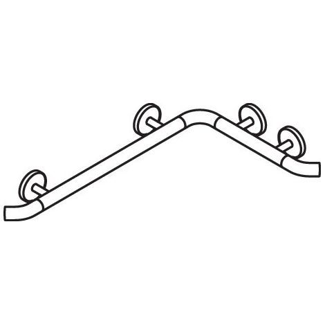 HEWI 950.35.12050 Poignée pour bac à douche, W1 : 720 mm, W2 : 440 mm (1/3)