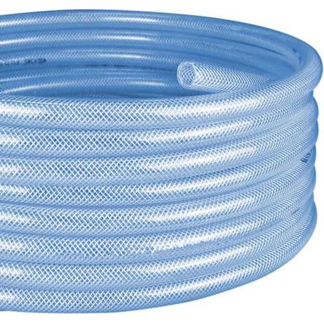 Tuyau Cristal Armé 6/9 mm Souple Renforcé Tressé 5 mètres - Pompe de Relevage (1/2)