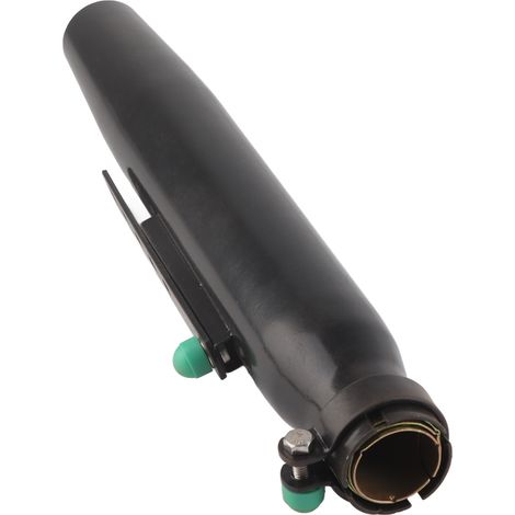Pot d'échappement pour moto 38/40/43/45 mm (Type B) (Noir) (1/5)
