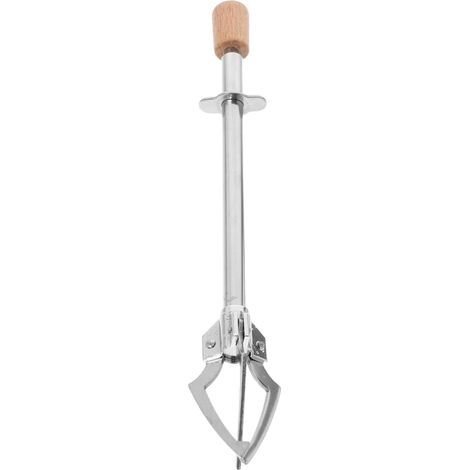 Pince à Glaçons 3 Griffes en Acier Inoxydable Pince Alimentaire Argentée pour Cocktail Buffet Sucre Olive Barbecue Service Cuisine 17 Cm (1/5)