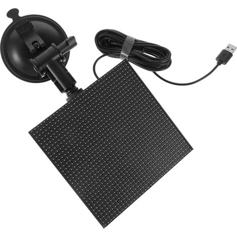 Pannello LED intelligente 32X32 Schermo LED per auto programmabile per una facile installazione Accessorio pubblicitario per auto commerciale