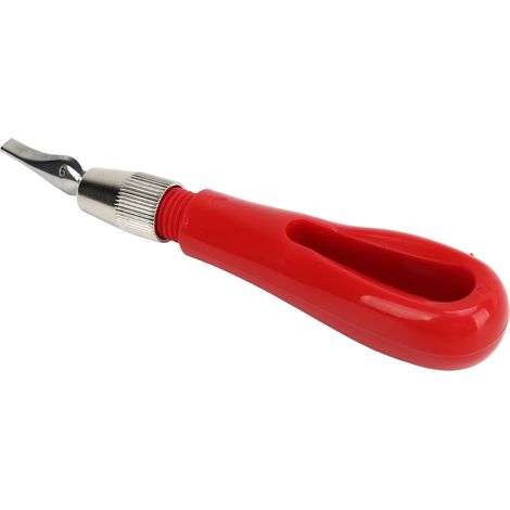Kit de 5 Couteaux à Linogravure en Acier Inoxydable, Lames Précises, Manche Antidérapant pour Sculpture sur Bois, Citrouille et Gravure (1/5)