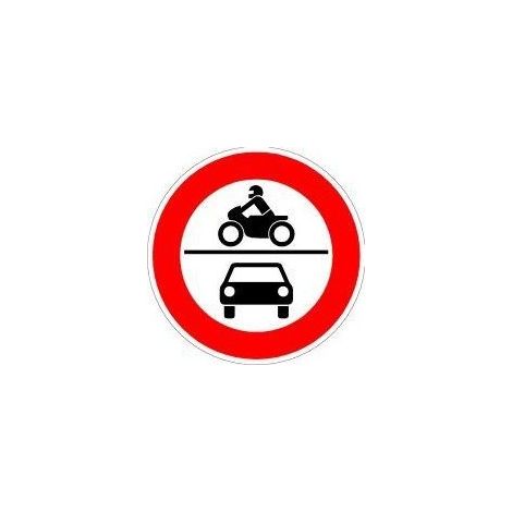 Pannello Vkz.260 Rotonda 600 Millimetri Vietato Car - Ciclomotore