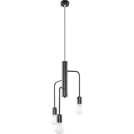 Ampoule : E27, 3 x 60 W, 3 x 15 W, 50-60 Hz, 220-230 V, IP20, classe de protection I Ampoule non incluse Dimensions : 25/25/100 cm (1/5)