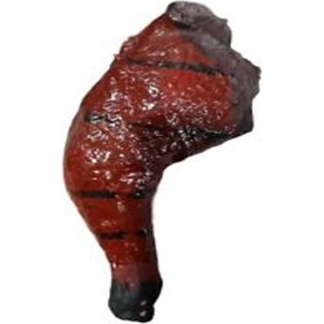 TrAdE Shop Traesio - Gioco Per Cani Animali Domestici A Forma Di Coscia Barbecue Gomma Suoni -
