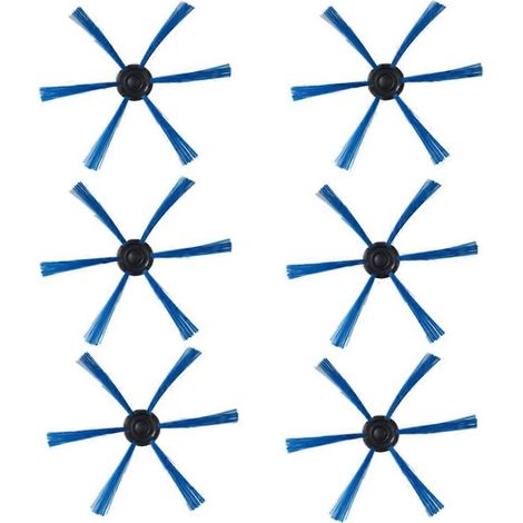 Seitenbürsten für FC8603, FC8700, FC8705, FC8710, FC8715, FC8772, FC8774, FC8776, FC8810, FC8820, FC8830, FC8832, 6er-Pack (1/5)