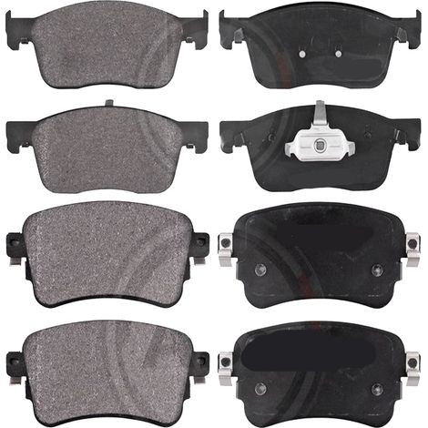 KIT PASTIGLIE FRENO ANTERIORI E POSTERIORI compatibile con CHEVROLET ORLANDO / PASTIGLIE FRENANTI AUTO OEM FDB4264,FDB4265 / SOSTITUZIONE DIRETTA / BASSA POLVERE / SILENZIOSO