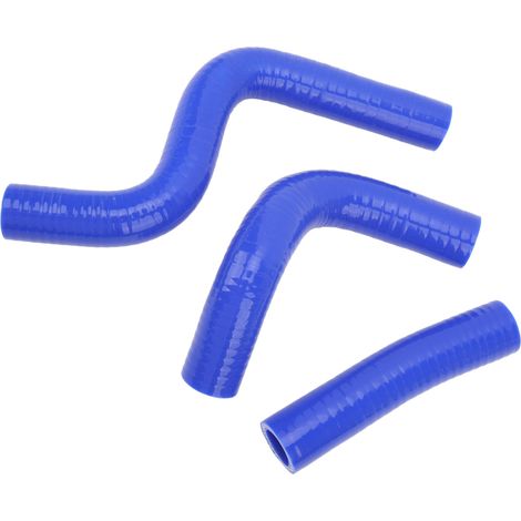 3-teiliges Silikon-Kühlerschlauchset, hitzebeständig, auslaufsicher, wasserdichte Verbindung, kompatibel mit KX80, KX85 und KX100, blau (1/5)