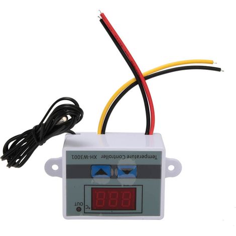 Digitaler Temperaturregler HW-W3001 mit wasserdichter 24-V-Sonde Temperaturregelbereich: -50 °C bis 110 °C (1/5)