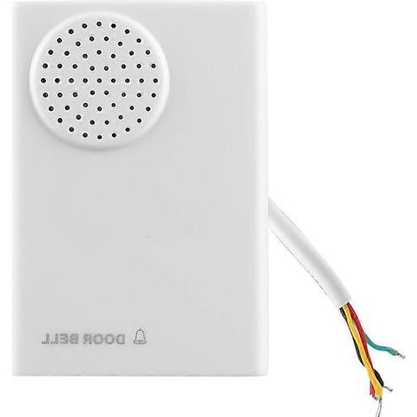 Sonnette filaire pratique et esthétique pour bureau, sécurité domestique, système de contrôle d'accès 12V (1/5)