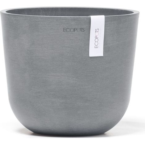 Ecopots Oslo Mini 19 Blumentopf - L 19 cm x H 16,5 cm - Innen- und Außenbereich