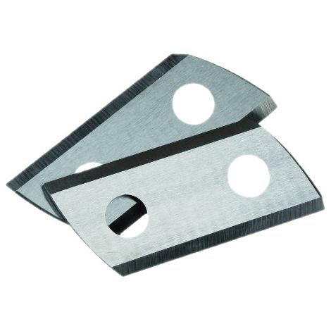 Einhell 3405930 Lame di Ricambio Biotrituratore GC-KS 2540 GC-KS 2540 CB GH-KS 2440 Acciaio Speciale 2 pezzi colore Argento