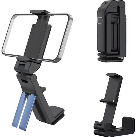 Soporte para teléfono móvil - Soporte para teléfono de escritorio - Soporte para teléfono móvil de avión - Gadgets de viaje - Soporte plegable para smartphone de viaje - La opción perfecta para viajar (1/5)