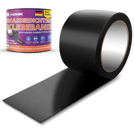 Ruban Adhésif étanche Extrêmement Puissant pour L'extérieur et L'intérieur Bande de Réparation de Toit 10cm x 5m Ruban Adhésif Résistant aux UV Duct Tape Ruban Auto-Soudant (1/5)