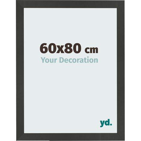 yd. - Cadre photo 60x80 - Anthracite - MDF - Bologna (1/5)
