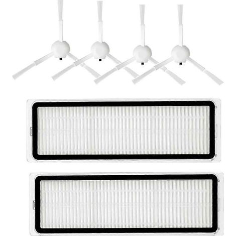 Kits d'accessoires pour balais à brosse latérale avec filtre, compatibles avec les balais Bot L10s Ultra. (1/5)