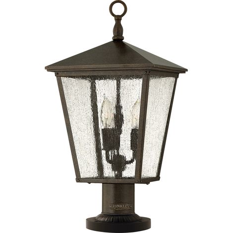 Elstead Trellis - Piantana da esterno a 3 luci Regency Bronze IP44, E14 (1/3)