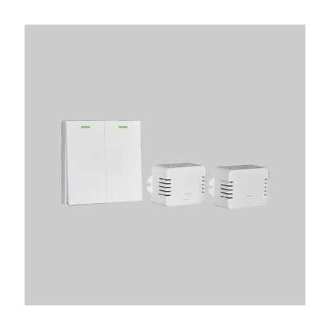 interruttore luci wireless 2 tasti