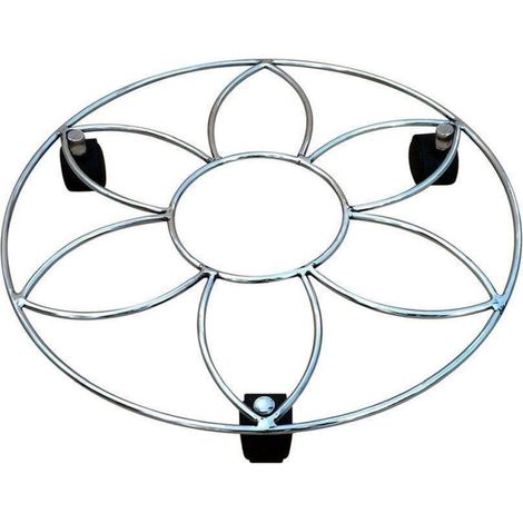 Stainless Steel Pot Caddy - Round - 15" - Pack of 2 - DC