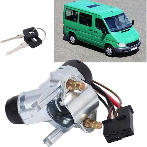 Commutateur d'allumage avec 2 clés 000 545 81 08 Remplacement pour MERCEDESBENZ SPRINTER (1/4)