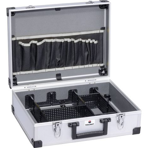 Toolcraft – Mallette à outils universelle TO5061975 – Dimensions 315 x 140 x 395 mm – Compartiment de rangement – Poids 2.135 kg (1/4)