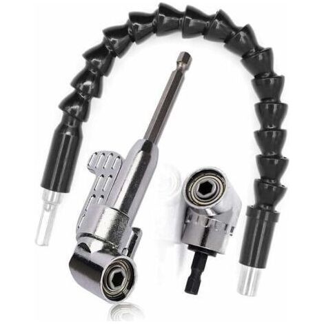 Angle Drill Right Angle Screwdriver Right Angle Drill Bit and Flexible Extension Kit, with Features: Kit, Screws (1/5)