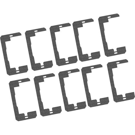 de 20 entretoises noires pour prises électriques (1/4)