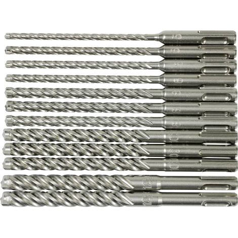 Makita E-14912 Kit punte per calcestruzzo 5 mm, 6 mm, 8 mm, 10 mm, 12 mm Lunghezza totale 165 mm 1 pz. (1/2)