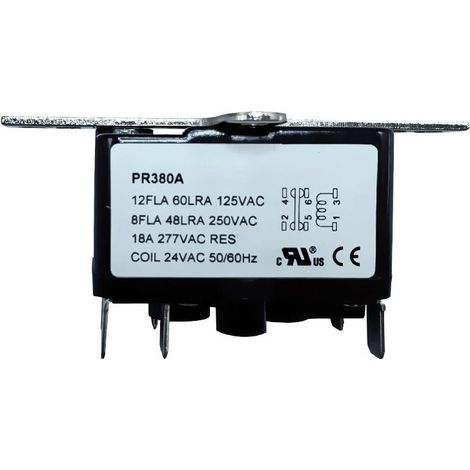 GDHZS- Relais 24 V CA à usage général 90380, charge de 25 A, contacts SPDT – Commande fiable de ventilateur pour applications électromécaniques (1/4)