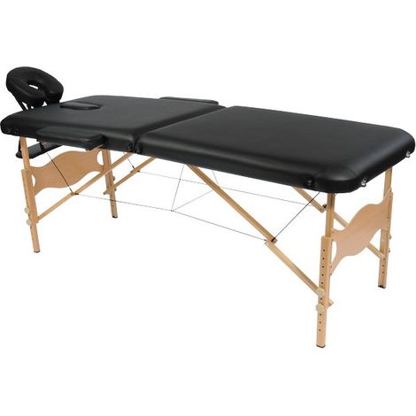 Table de massage pliante KinBasic - Noir