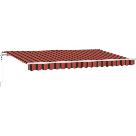 Maison Exclusive - Tenda Retrattile Arancione 350 x 200 cm Tessuto