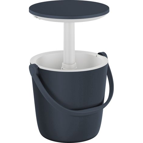 Keter – Glacière 16L avec table bistro dépliante 83 cm – Plastique résistant aux UV – Pour pique-nique et camping – Dimensions 36x36x30,5 cm (1/8)