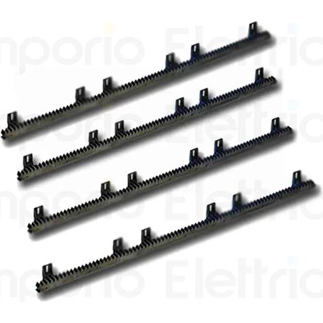 faac crémaillère en plastique module 4 nylon 30x20 - 4 mètres - 490333 4