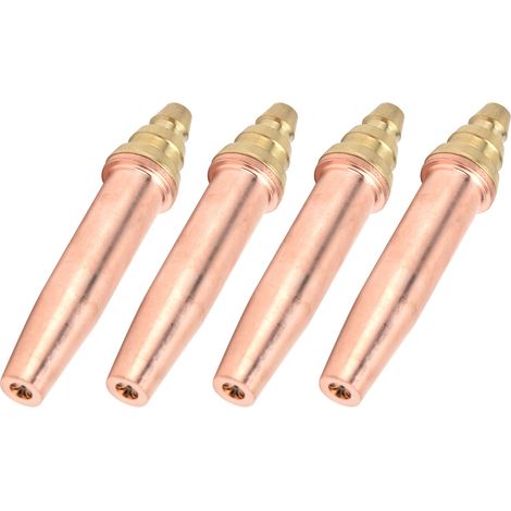 4 Pièces Becs de Chalumeau à Gaz Haute Performance, Découpe Précise, Buse à Propane N°1