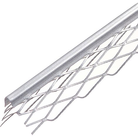 Profilé de finition pour plâtre intérieur 200 cm – Acier galvanisé – Épaisseur de plâtre 10 mm – Lot de 25 pièces – Résistant à la corrosion – Protektor