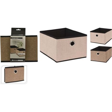Coffre de rangement 25/32/18 cm, boîte de stockage robuste, organisation pratique pour maison, plastique durable, format compact, lot de 1, rangement polyvalent. (1/2)