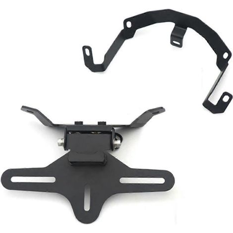 Motorrad-Kennzeichenhalterung mit Heckblinker (1/5)
