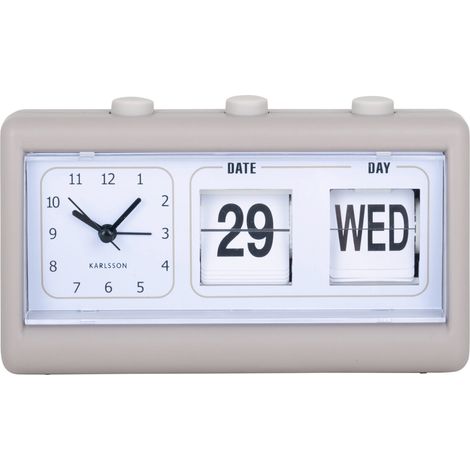 Wecker Retro FLIP mit Datum (1/5)
