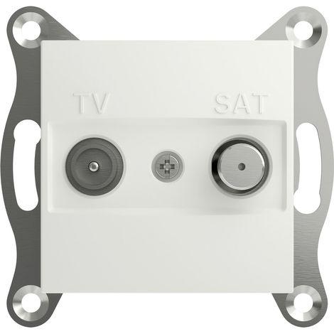 Schneider Electric TV-SAT Enddose Asfora Weiß (RAL 9003) EPH3470121D 1 St. (1/5)