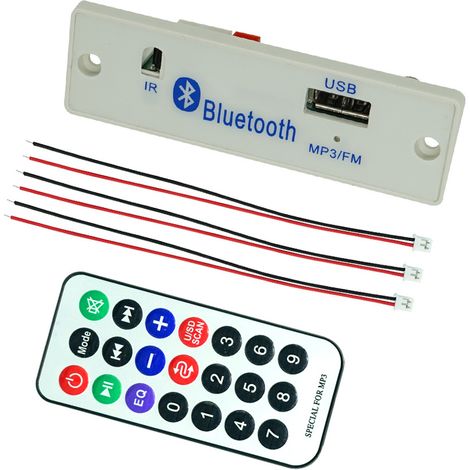Bluetooth MP3 board module, true dual channel stereo, 3.7V 2 x 3W, magic ball lighting accessories for stage projector.
