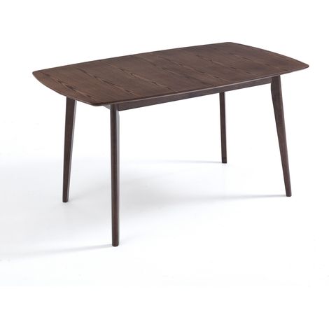 Tavolo allungabile effetto legno noce scuro cm. H.75xP.75xL.120/150 (1/3)