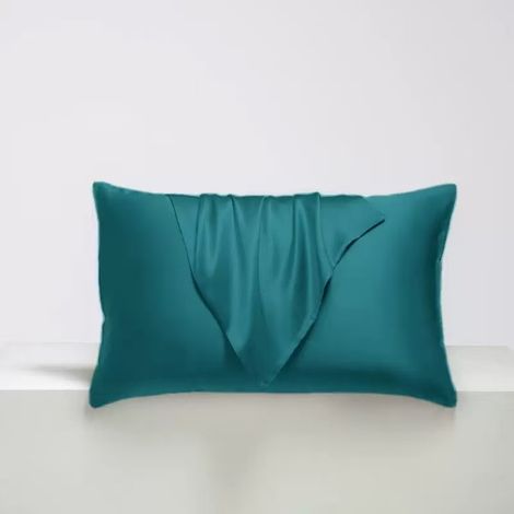Silk pillow - zipper design, gentle on skin and hair  Soft and breathable twill fabric  Anti-aging hairpiece