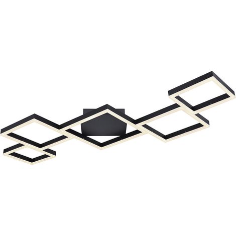 Globo - plafón - Kurio - negro - metal - LED - 67236-58B