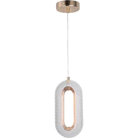 Lustre moderne à LED en cristal 8W (1/5)