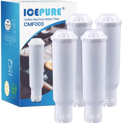 Filtre à eau pour machine à café, compatible avec F088, convient à de nombreux modèles, 4 pièces (Avertissement : non adapté pour White) (1/5)