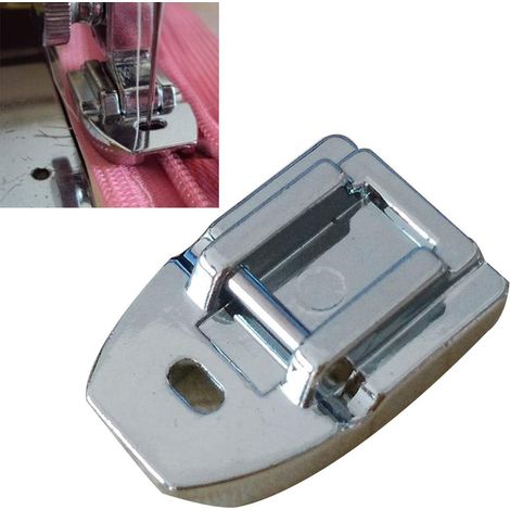 1 Pied presseur Fermeture éclair Invisible Tige basse Compatible Singer Brother Janome (1/3)