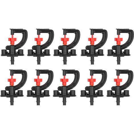 Kit 10x asperseur rotatif G avec support serre jardin (1/5)