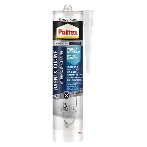 SILICONE SISTA STOP MUFFA HENKEL- 300 ml Bianco- HENKE- pezzi 1