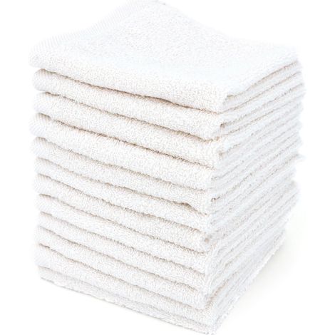 Lot de serviettes invité ALPHA 12 pièces 30x30 cm (1/5)